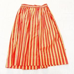 Molo Brittany 4192 Coral Sunshine Stripe Midi Skirt Size 148/152 Size Medium